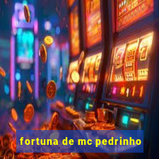 fortuna de mc pedrinho